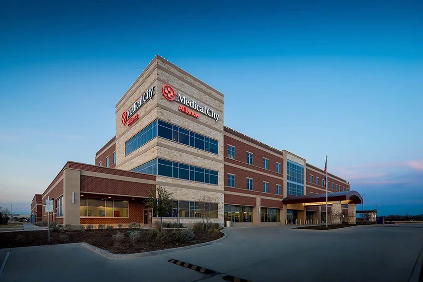 Medical City Alliance, the hospital campus at 8800 Medical City Way in Fort Worth, where Texas Bone and Joint&rsquo;s Alliance office is located